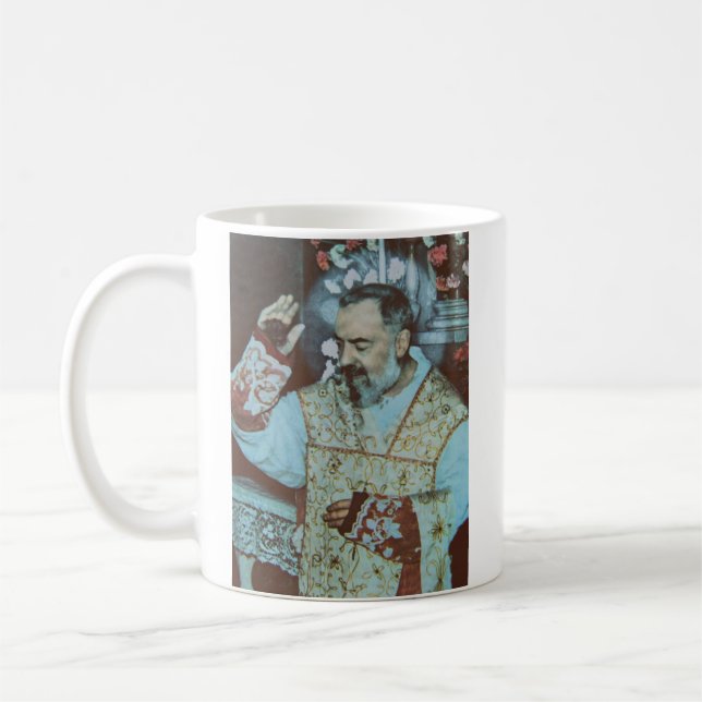 Taza De Café San Padre Pío (Izquierda)