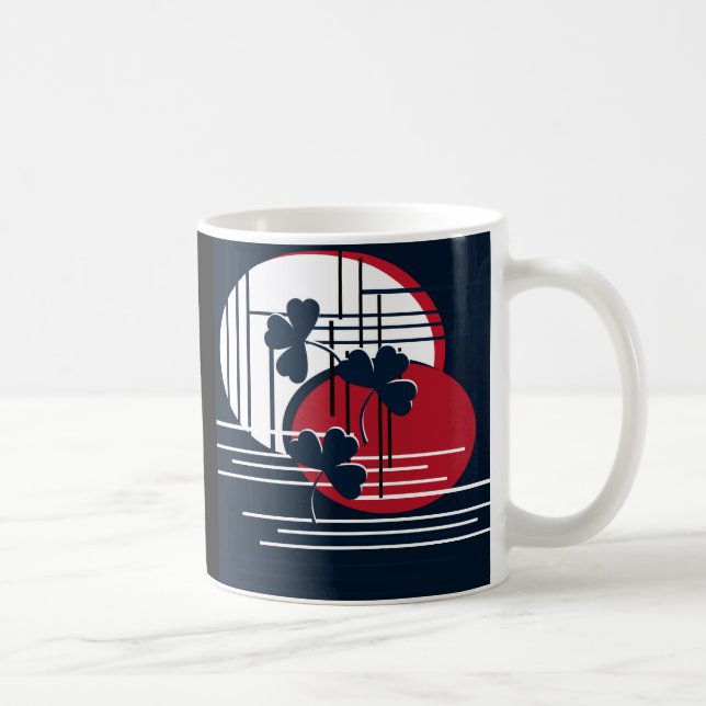 Taza De Café San Patricio, abstracción (Derecha)