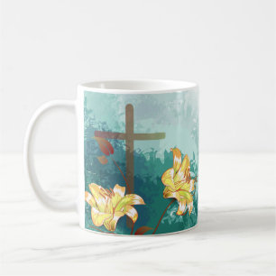Taza De Café San Peregrino, Santo Patrón del Cáncer, Cruz