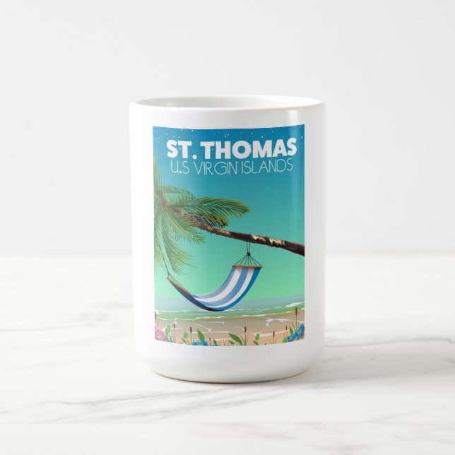 Taza De Café San Tomás Islas Vírgenes de EE. UU. (Centro)