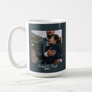 Taza De Café San Valentín Aniversario Regalo de fotografía