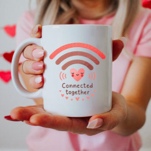 Taza De Café San Valentín de amor moderno
