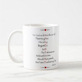 Taza De Café SAN VALENTÍN - Porque Dios Amó Tanto al Mundo