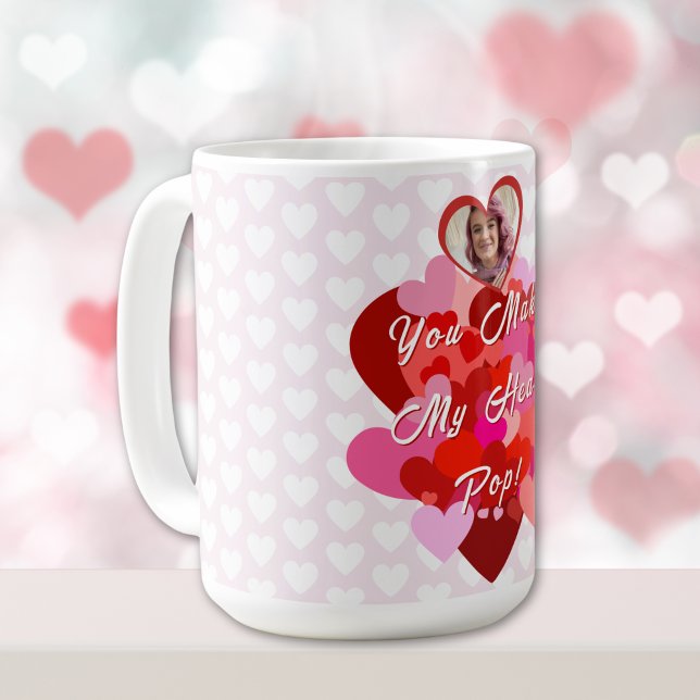 Taza De Café San Valentín que haces mi corazón (Subido por el creador)