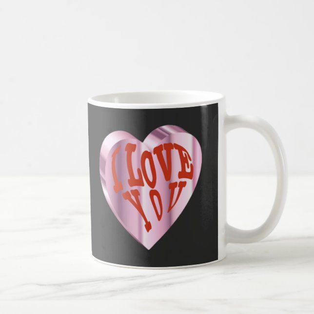 Taza De Café San Valentín romántico moderno (Derecha)