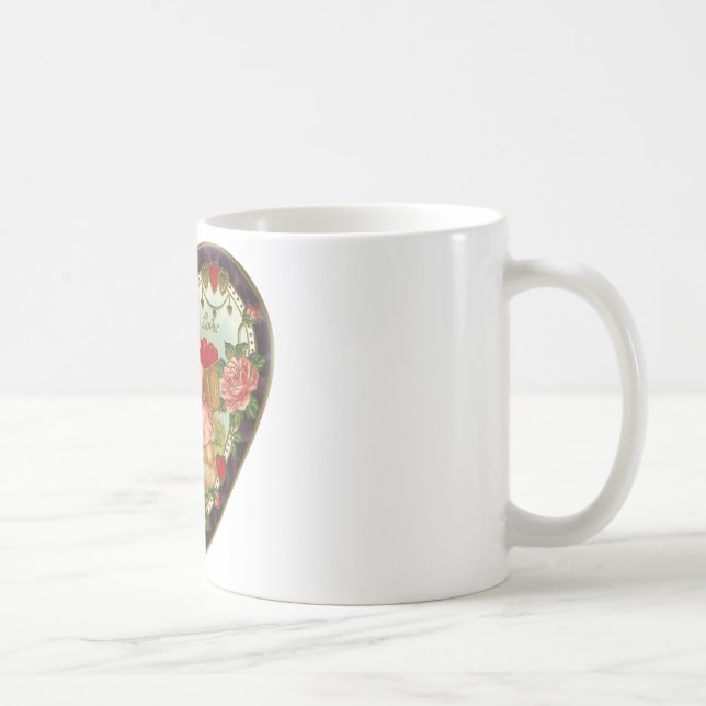 Taza De Café San Valentín Victoriano A Mi Amor II (Derecha)