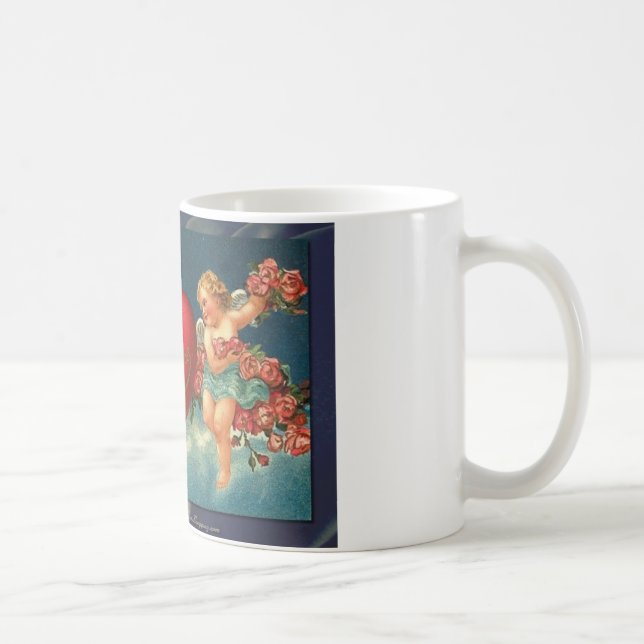 Taza De Café San Valentín Victoriano A Mi San Valentín (Derecha)