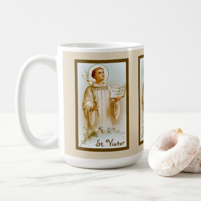 Taza De Café San Viador de Lyon el Catecista (BF 02) (Con donut)