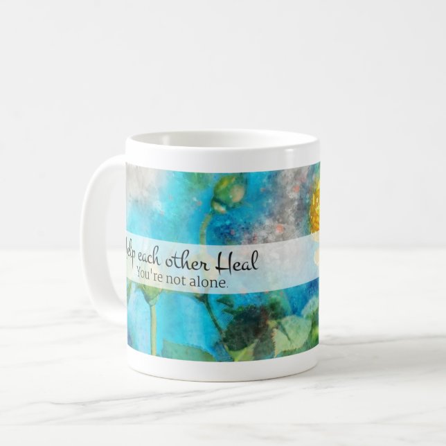 Taza De Café Sanando juntos: no estás solo (Anverso izquierdo)