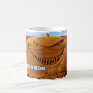 Taza De Café Sand esculpen shark hoo