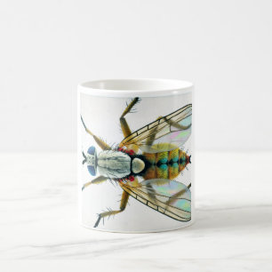 Taza De Café Sand Fly Dorsal View 240824IREF225 - Watercolor