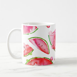 Taza De Café Sandía Acuarela 1