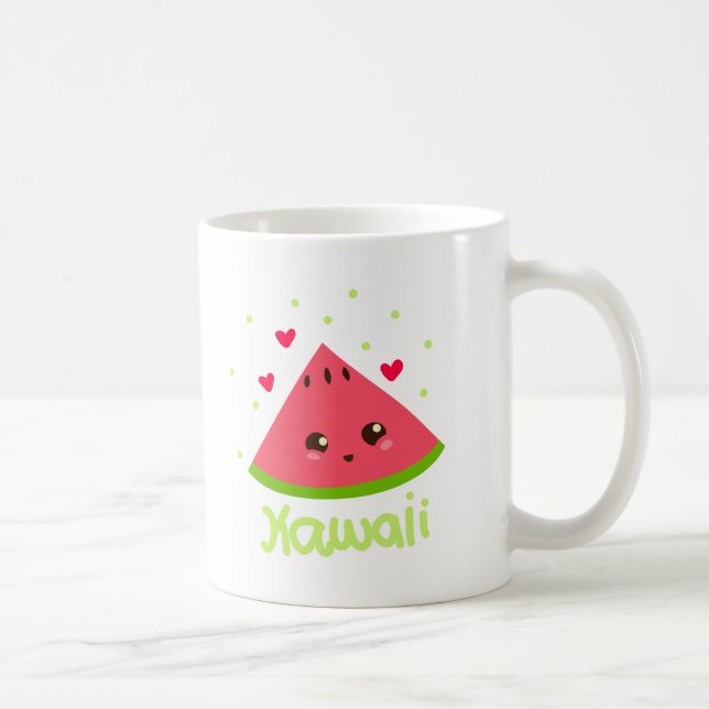 Taza De Café ¡sandía del kawaii! (Derecha)