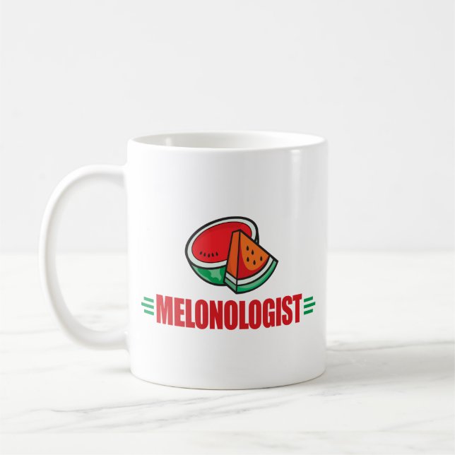 Taza De Café Sandía divertida (Izquierda)