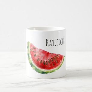 Taza De Café Sandía roja verde