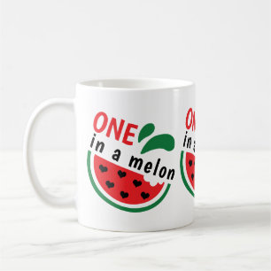 Taza De Café Sandía sincera ONE en un melón