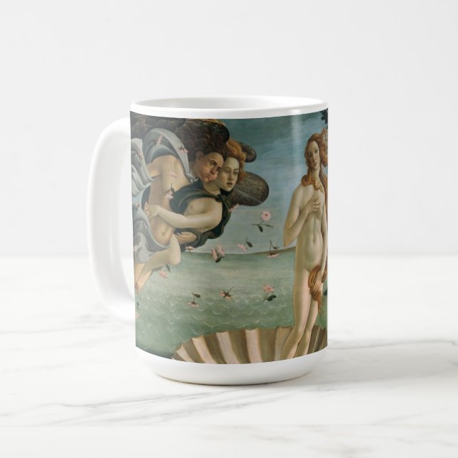 Taza De Café Sandro Botticelli | El nacimiento de Venus (Anverso izquierdo)