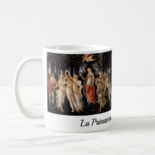 Taza De Café Sandro Botticelli - La Primavera (Izquierda)