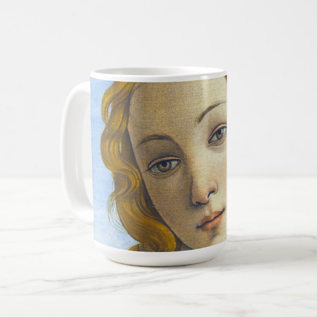 Taza De Café Sandro Botticelli - Nacimiento de los detalles de  (Anverso izquierdo)