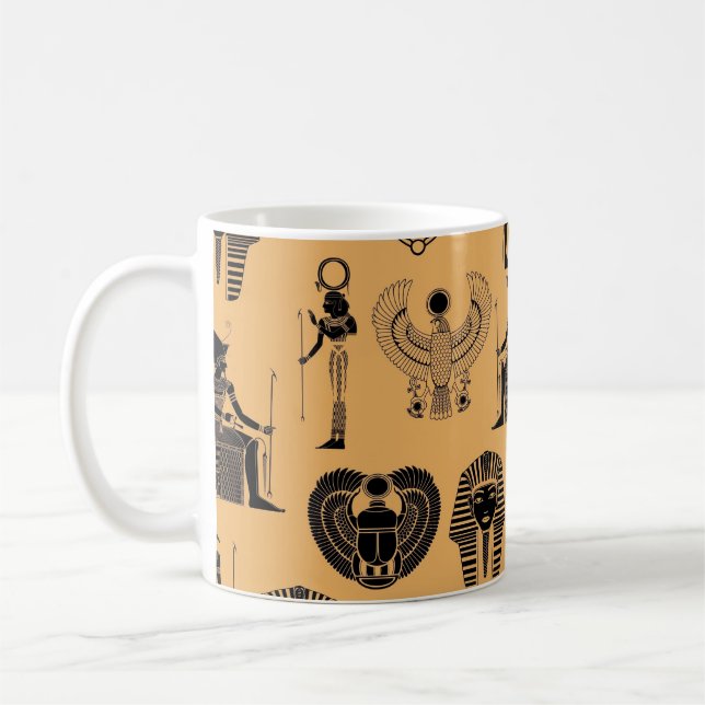 Taza De Café Sands Eternos: Elegancia de época egipcia (Izquierda)