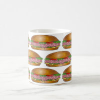 Sándwich submarino Ham Cheese Hoagie Sub Grinder