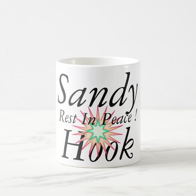 Taza De Café ¡Sandy Hook Descansa En Paz! (Centro)