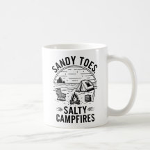 Sandy Toes Salty Campfire Camping Diseño