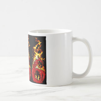 Taza De Café Sangre 666 y fuego