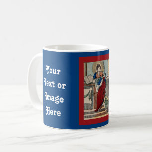 Taza de café Santa Bárbara con Artillería (M 007) 