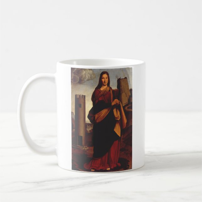 Taza De Café Santa Bárbara por Giovanni Antonio Boltraffio (Izquierda)