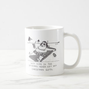 Taza De Café Santa Beach Time zurda