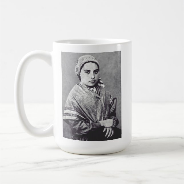 Taza De Café Santa Bernadette Soubirous (Izquierda)