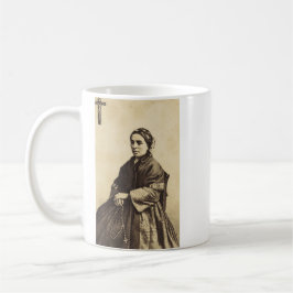 Taza De Café Santa Bernadette Soubirous Arte Fino