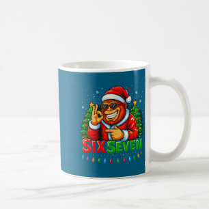 Taza De Café Santa Bigfoot Navidad Sasquatch 67 Meme Divertido