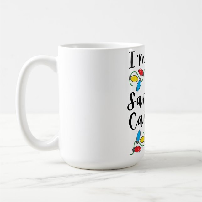 Taza De Café Santa Came Dos Veces Fiesta De Navidades Familiare (Izquierda)