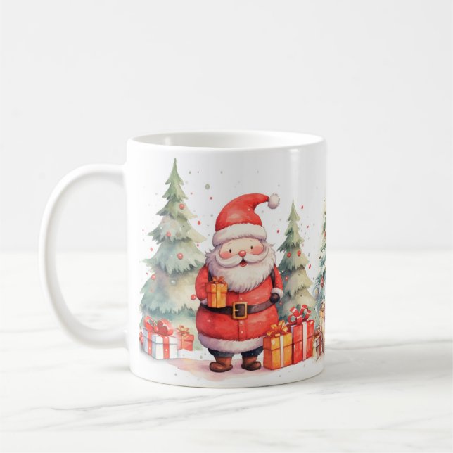 Taza De Café Santa Christmas Mug (Izquierda)