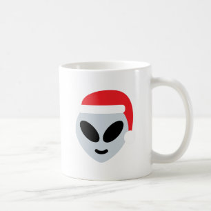 Taza De Café santa claus alien emoji