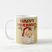 Santa Claus Antiguo N.º 2- Felices Fiestas