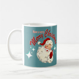 Taza De Café Santa Claus Antiguo N.º 4 - Feliz Navidad