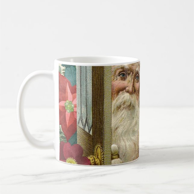 Taza De Café Santa Claus bringing gifts and presents (Izquierda)