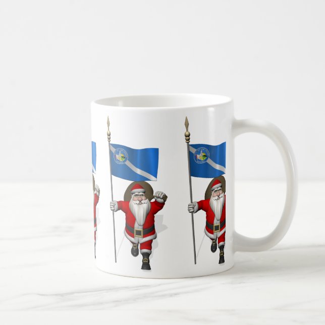Taza De Café Santa Claus Con El Diseño De Las Vegas (Derecha)