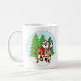 Taza De Café Santa Claus de color