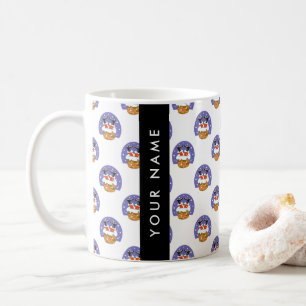 Taza De Café Santa Claus En Chimney, Nieve, Navidades, Año Nuev