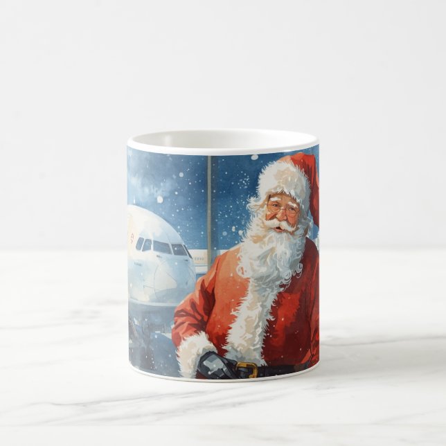 Taza De Café Santa Claus está en el aeropuerto (Centro)