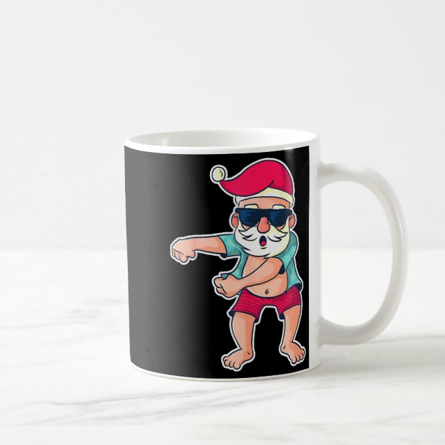 Taza De Café Santa Claus Floss Dance Christmas X-mas Gift  (Derecha)