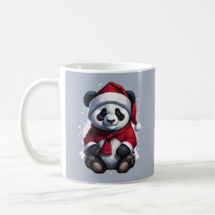 Taza De Café Santa Claus Panda bebé Navidad