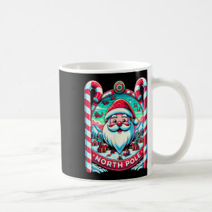 Taza De Café Santa Claus Polo Norte Feliz Navidad