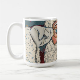 Taza De Café Santa Claus Surprised