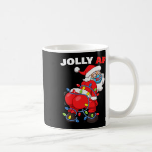 Taza De Café Santa Claus Twerk en Máscara Gatland Alegre en Nav