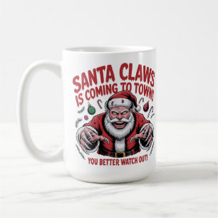 Taza De Café Santa Claus viene a la ciudad